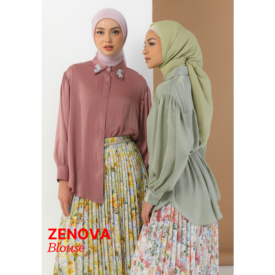 ZOYA ZENOVA SHIRT TUNIK BLOUSE