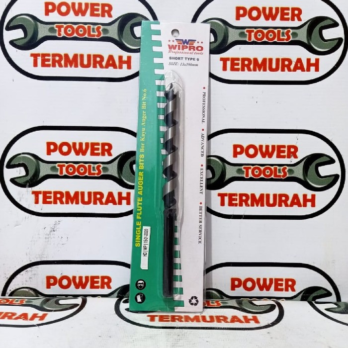 

Mata Bor Kayu 13 mm x 190 WIPRO 1/2" Auger Bit 1/2 inch 13mm Panjang