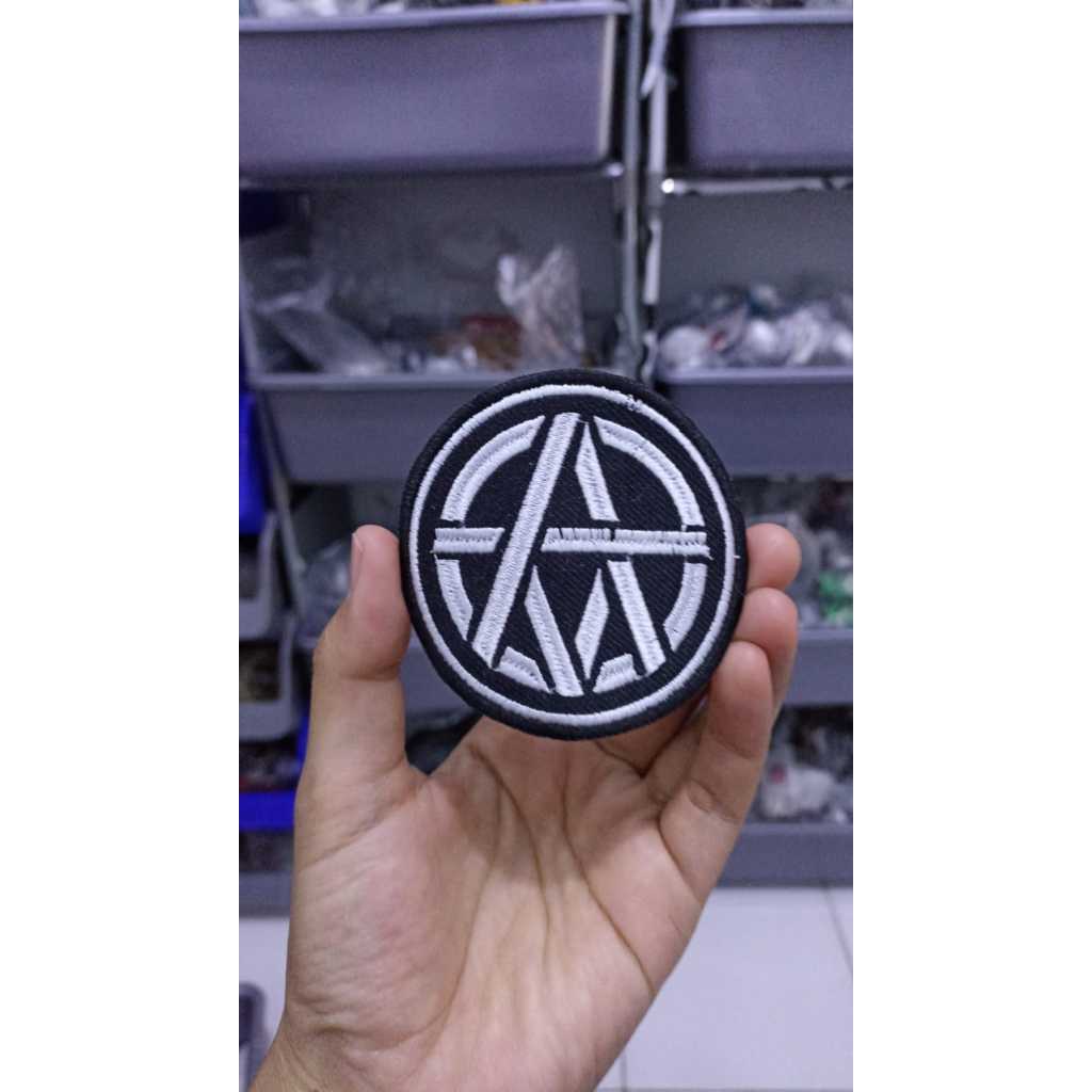 Emblem Patch Bordir Marjinal Band Punk