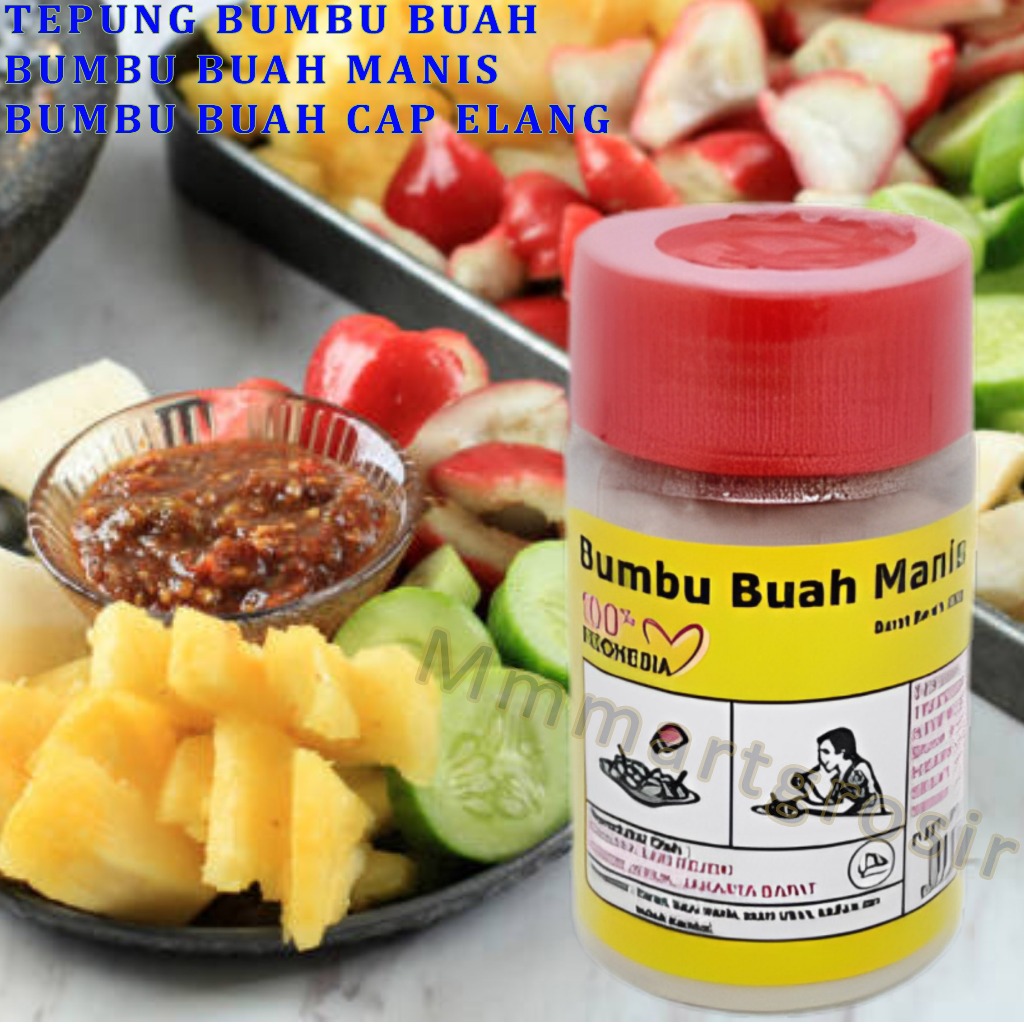 

Tepung Bumbu Buah / Bumbu Buah Manis / Bumbu Buah Cap Elang