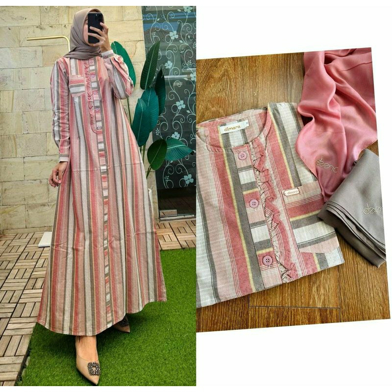 NEW DIMARA || Dimara dress || Dress premium || Dimara official || Dress katun triset