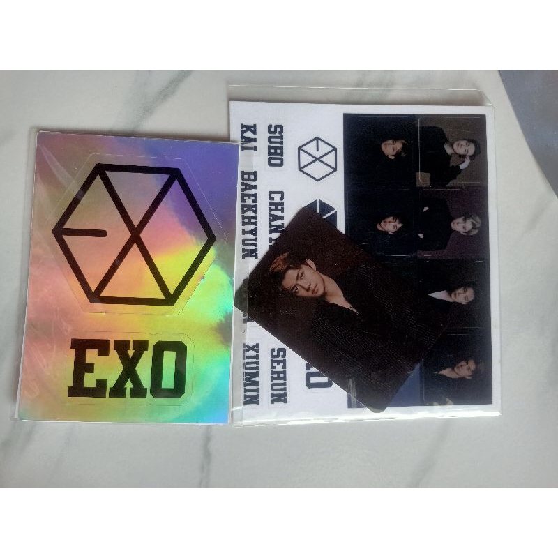 Photocard EXO Nature Republic Lightstick EXO Official