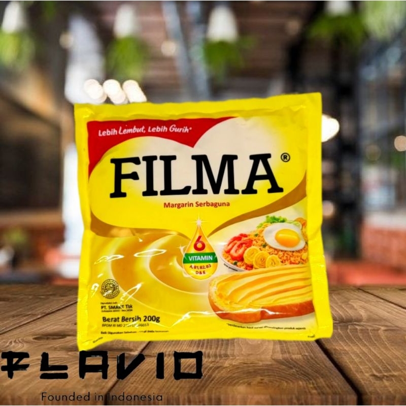 

Mentega Serbaguna Filma Margarine Filma Serbaguna 200gr Kemasan Sachet Original