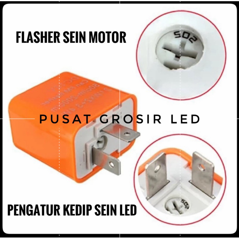 Flasher Sein Motor Pengatur Kedip Sein LED Motor