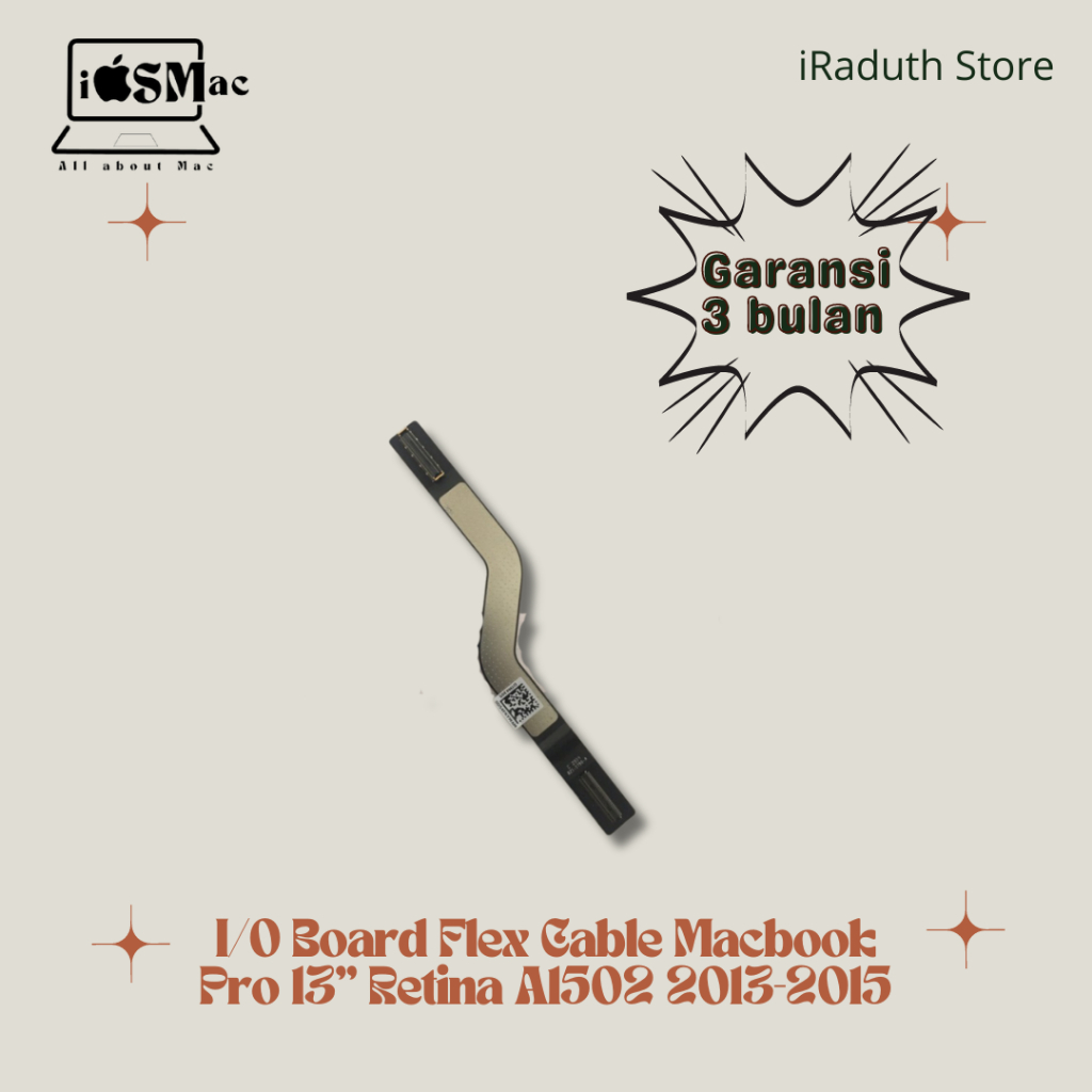I/O Board Flex Cable Macbook Pro 13” Retina A1502 2013-2015