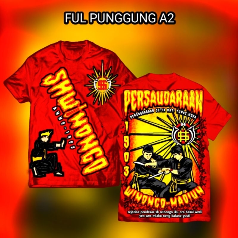 kaos pshw winongo kaos distro disain terbaru PSHW winongo ful punggung A2