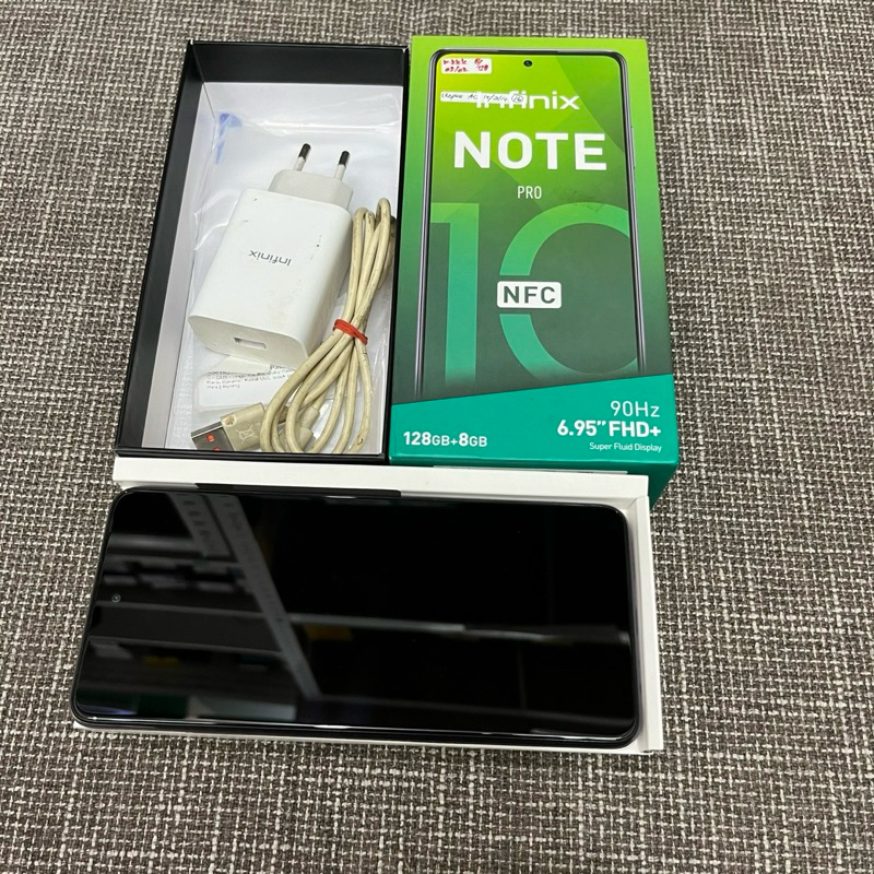 Infinix Note 10 Pro 8/128gb Fullset Second Garansi Resmi