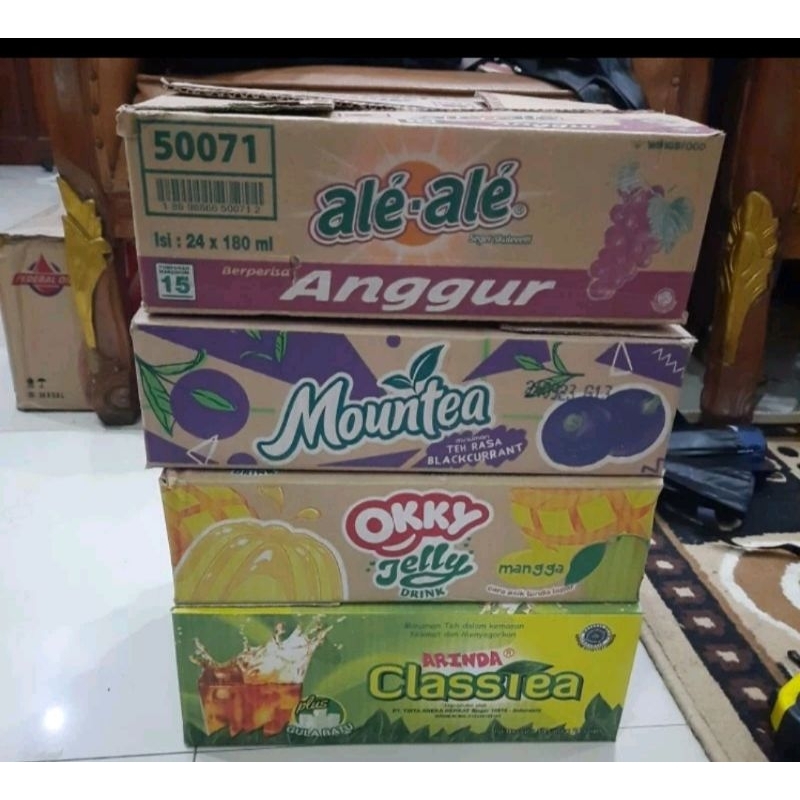 

Kardus / Karton Minuman Bekas Untuk Packing. Uk 33x23x12