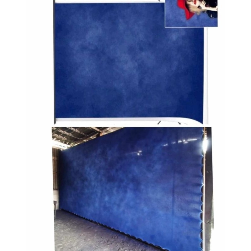 Background Foto kain abstrak biru Studio Photo
