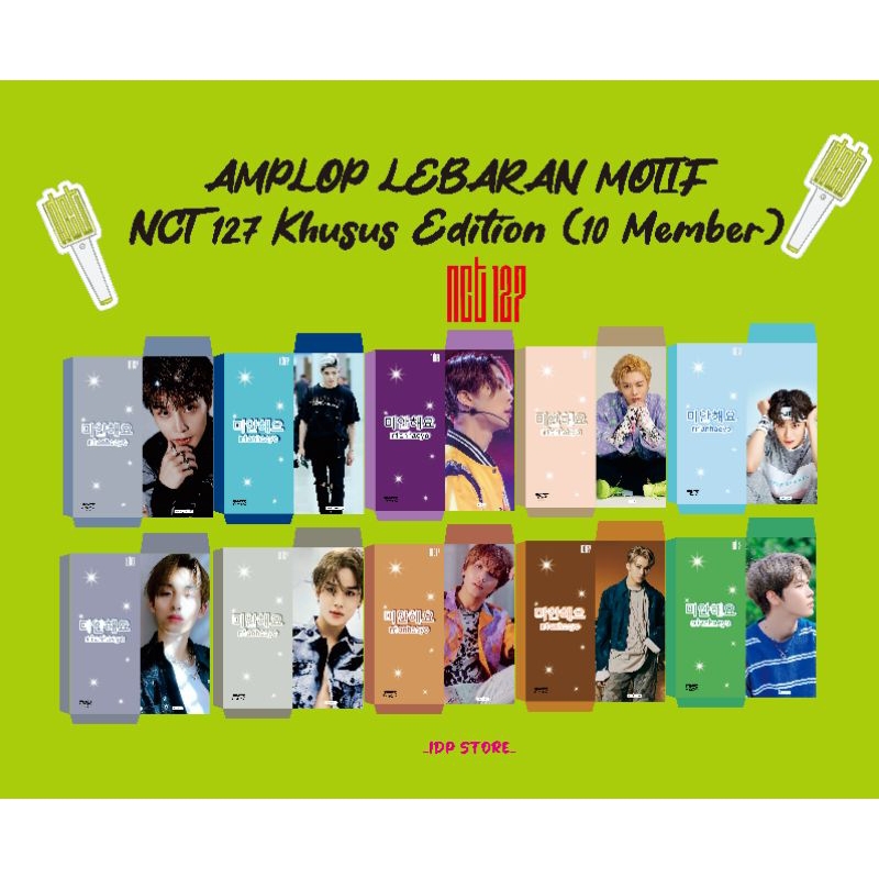 

Amplop Lebaran KPOP Motif NCT 127 Spesial Winwin (Isi 10 Amplop)