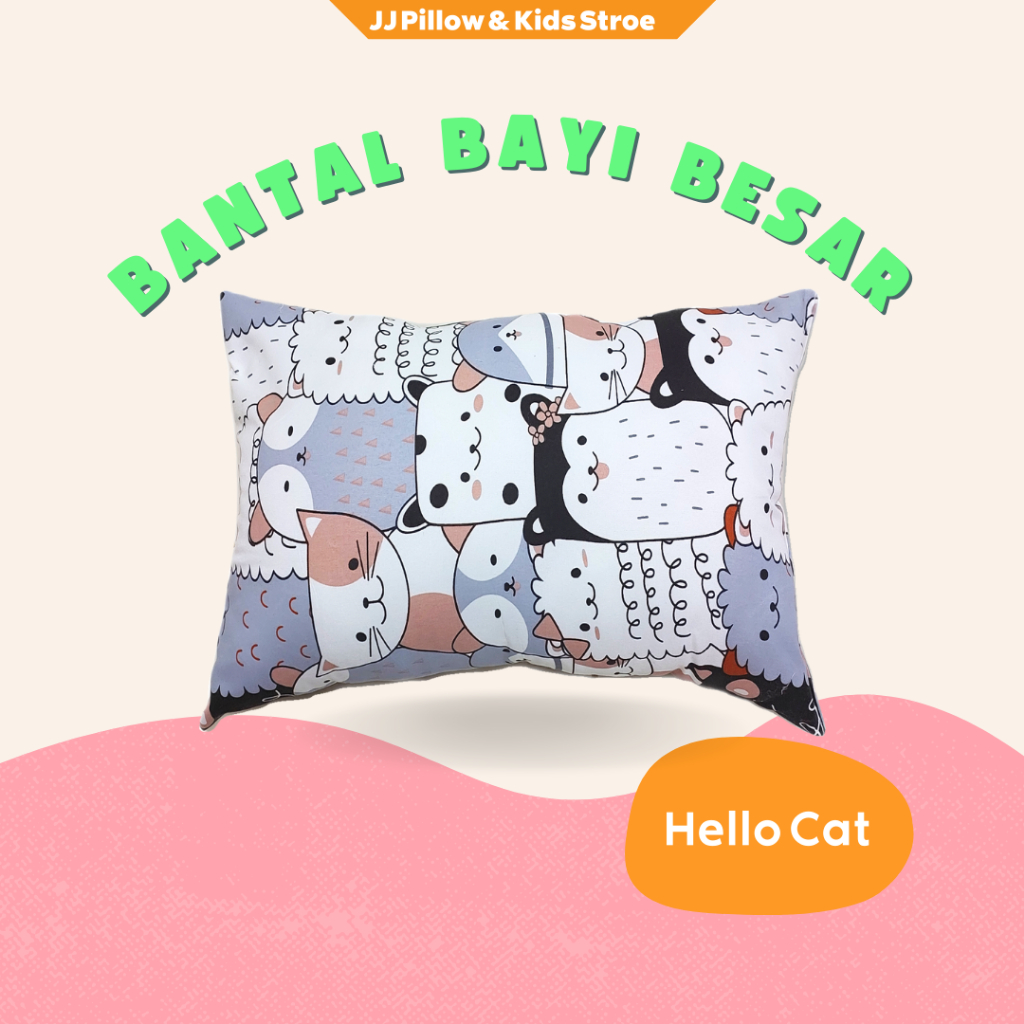 Bantal Bayi Besar - Jumbo  35x45 Cm Motif Karakter