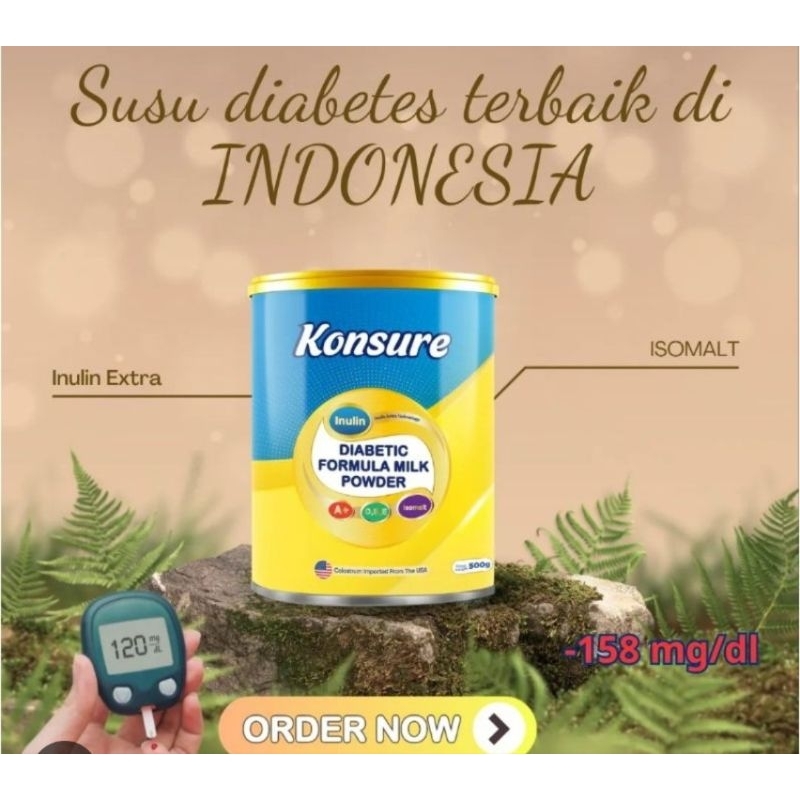 

KONSURE SUSU DIABETES 500 Gram