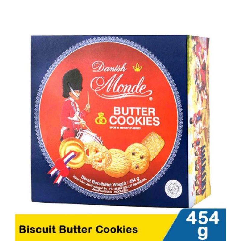 

monde butter cookies 454gr monde kaleng