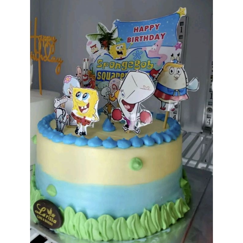 

Kue ulang tahun karakter SpongeBob - birthday cake - cake ultah