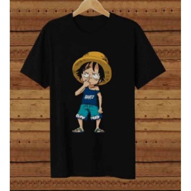 KAOS D LUFFY MONKEY