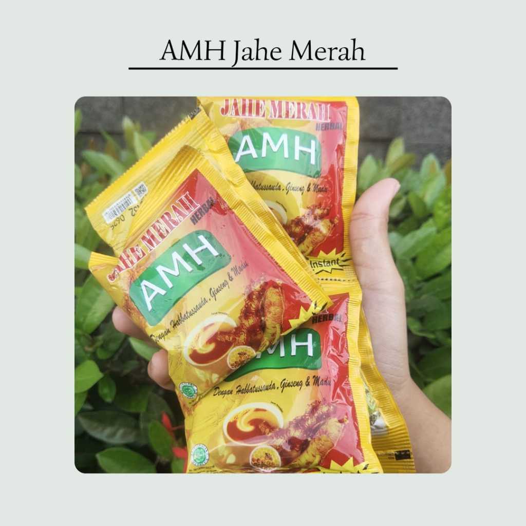 

AMH JAHE MERAH 1 Renceng isi 10 Sachet