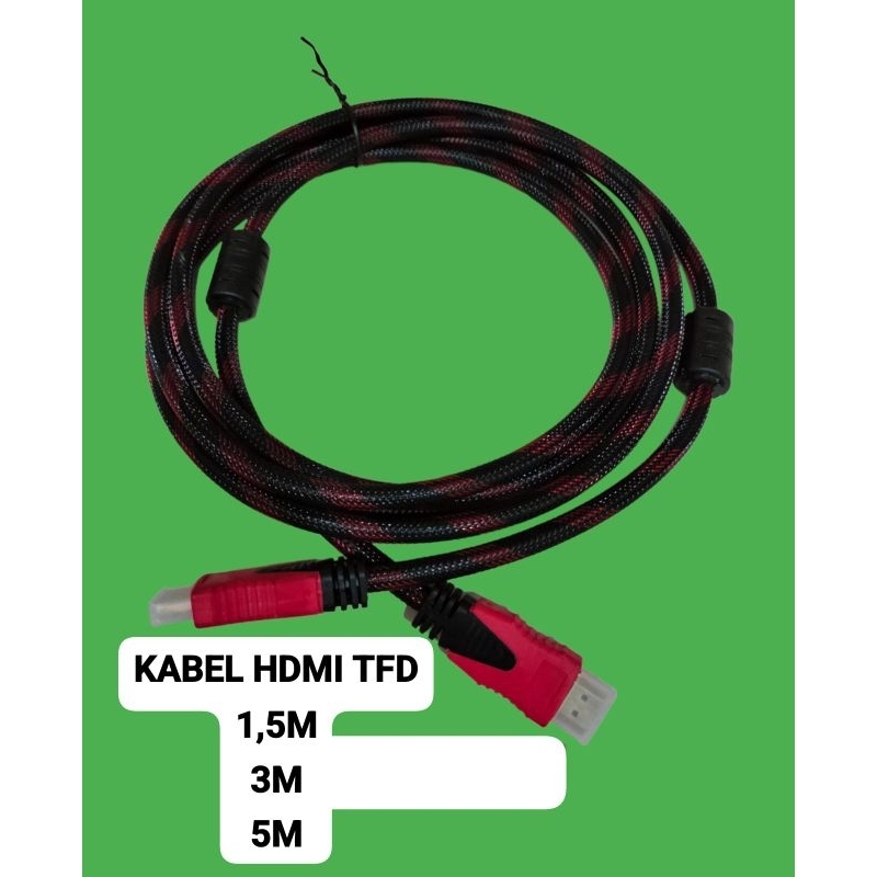 Kabel HDMI to HDMI 1.5m 3m 5m Kabel Laptop ke Proyektor