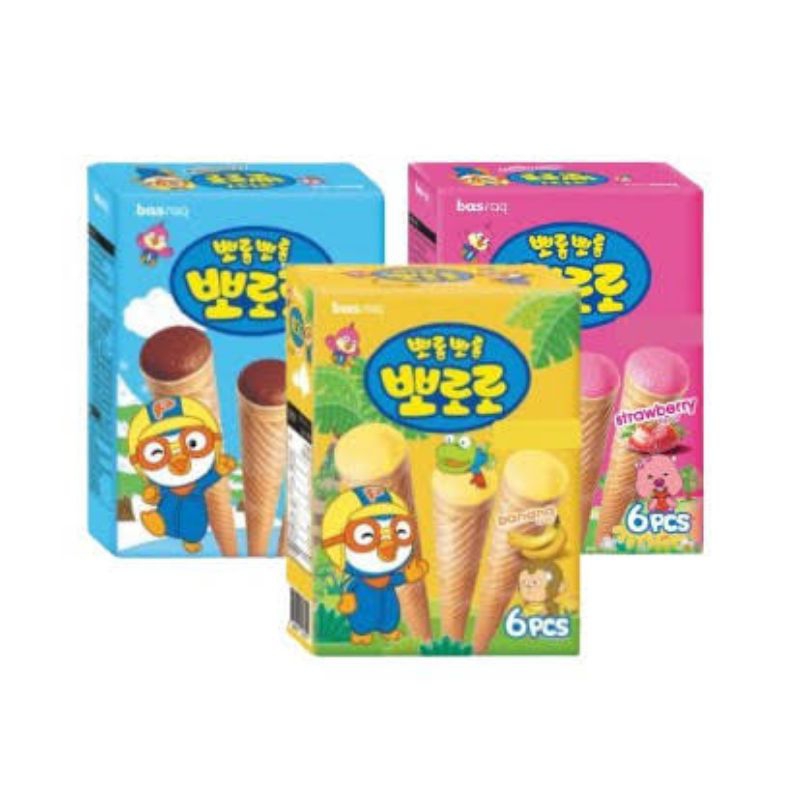 

Pororo Ice Cone Coklat / Pororo Ice cone Strawberry / Pororo Ice Cone Banana / Pororo Ice Cream Cone Coklat / Ice Cream Coklat Biskuit / Ice Cream Biskuit Ice Cream Stroberi