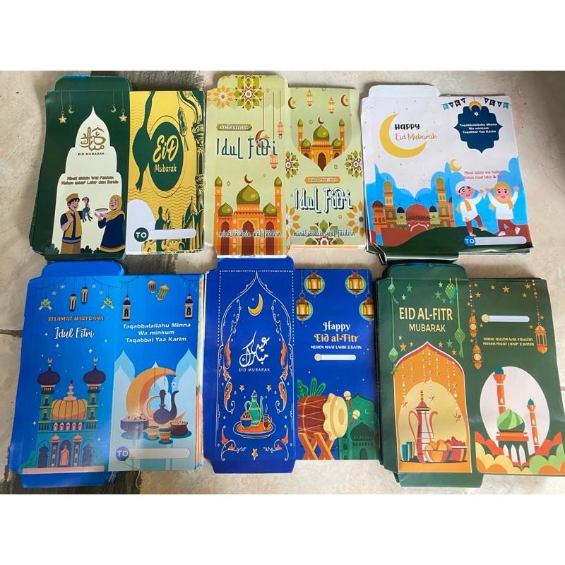 

EA (10 pcs) AMPLOP LEBARAN SIZE PANJANG GLOSSY SIZE 7x16 cm/AMPLOP LEBARAN KARAKTR