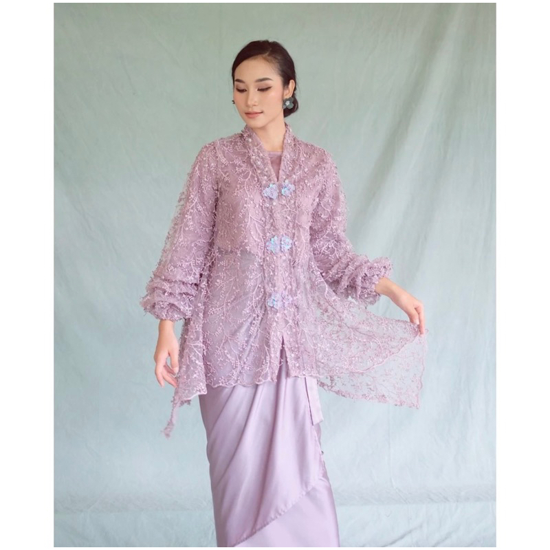 [PRELOVED] - JALEELA RUNA TOP (MAUVE)