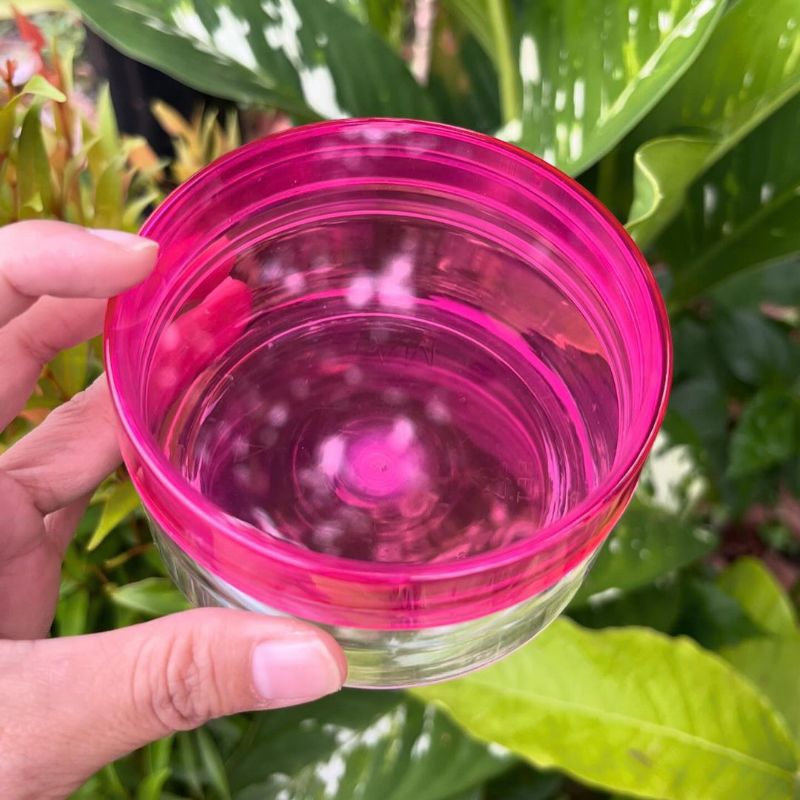 Toples Berbagai Ukuran Tutup Pink Fanta Diameter 9cm