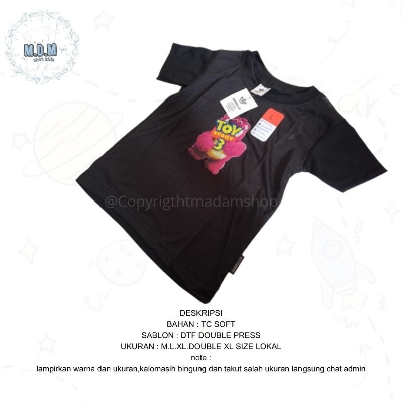 kaos anak toy story
