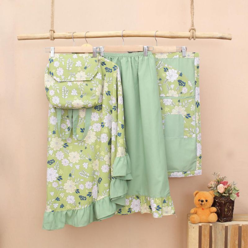 mukena anak 3in1 mukena katun jepang premium