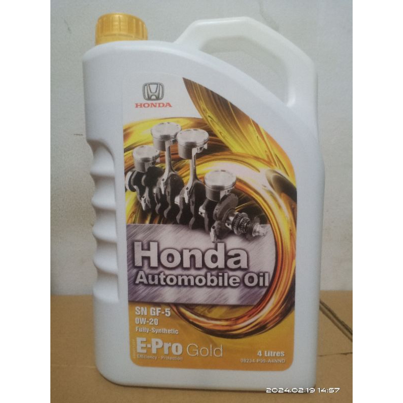 oli honda epro gold 0w20 murah