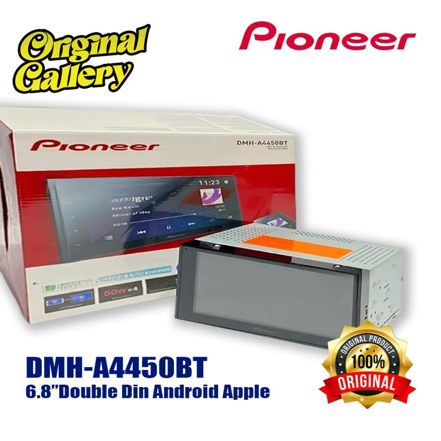 PIONEER Head Unit DMH-A 4450 BT Double Din Android Apple