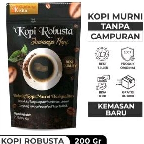 

[Laela Stuff] Kopi Robusta Murni - Bubuk Kopi Hitam 200 gram