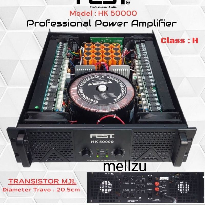 Power FEST HK 50000 Original Amplfiier Fest HK50000 CLASS H