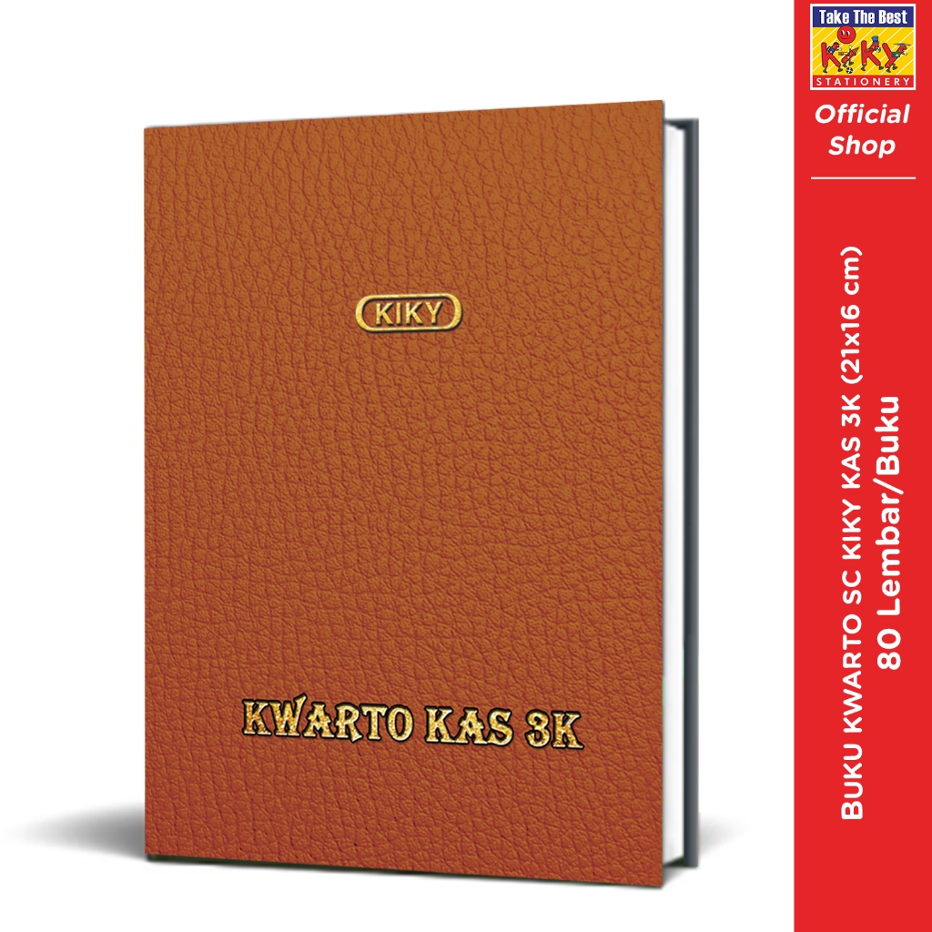 

KIKY Buku Kwarto Kas 3 Kolom Hard Cover Isi 100 Lembar
