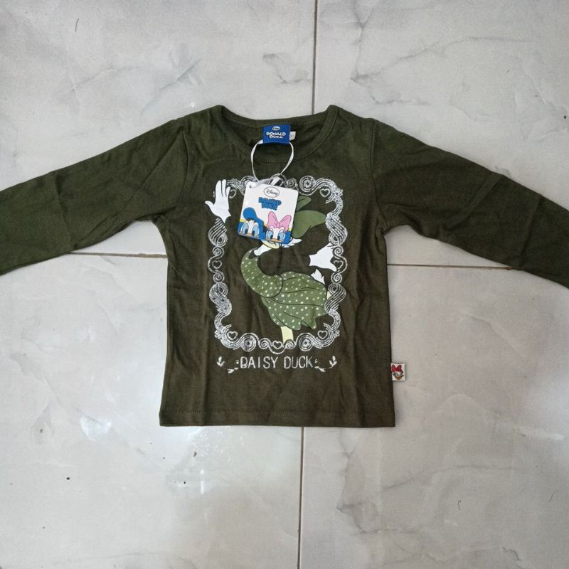 kaos lengan panjang anak perempuan umur 4 tahun anak perempuan lucu army