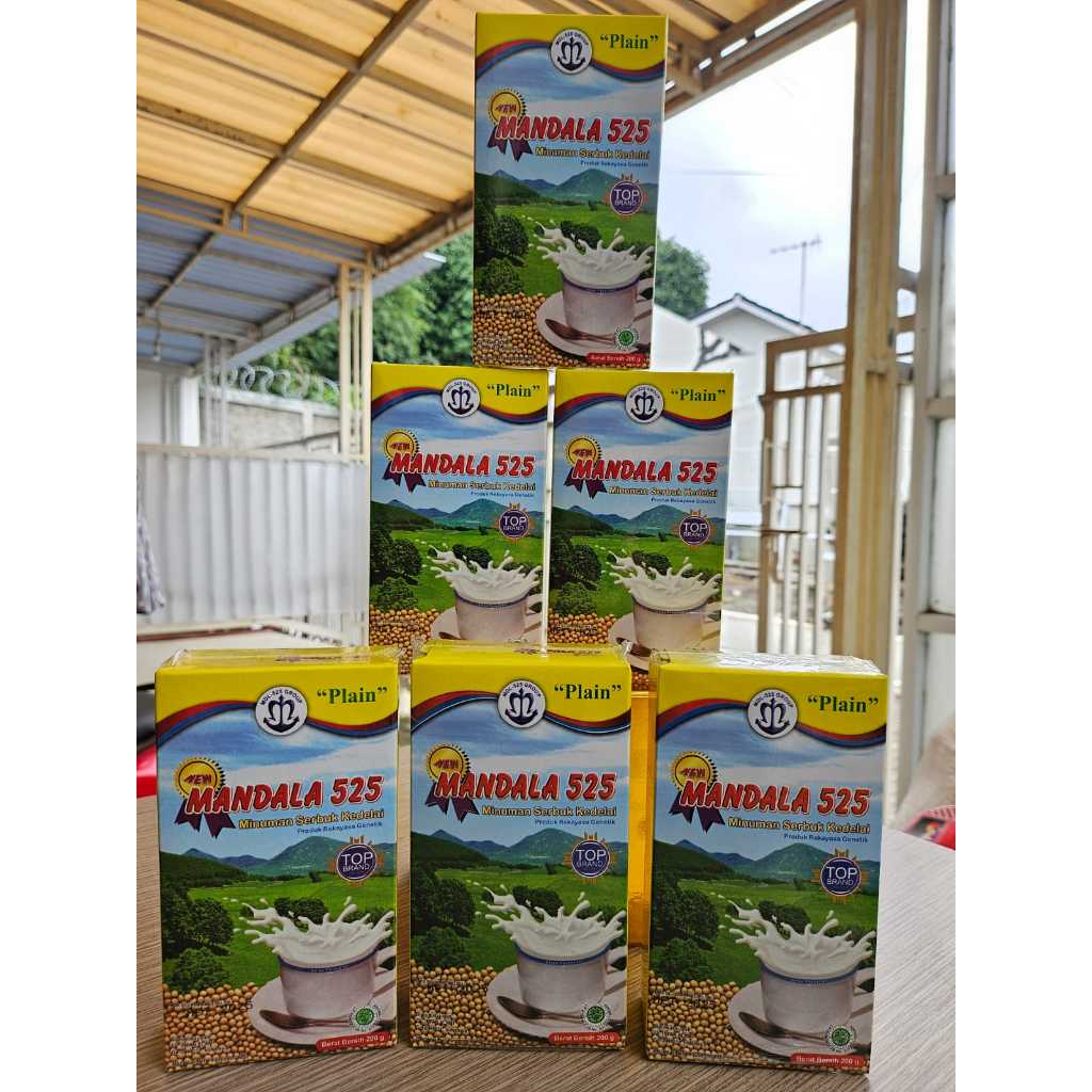 

New Mandala 525 kedelai bubuk instant Paket 6 x 200 gram