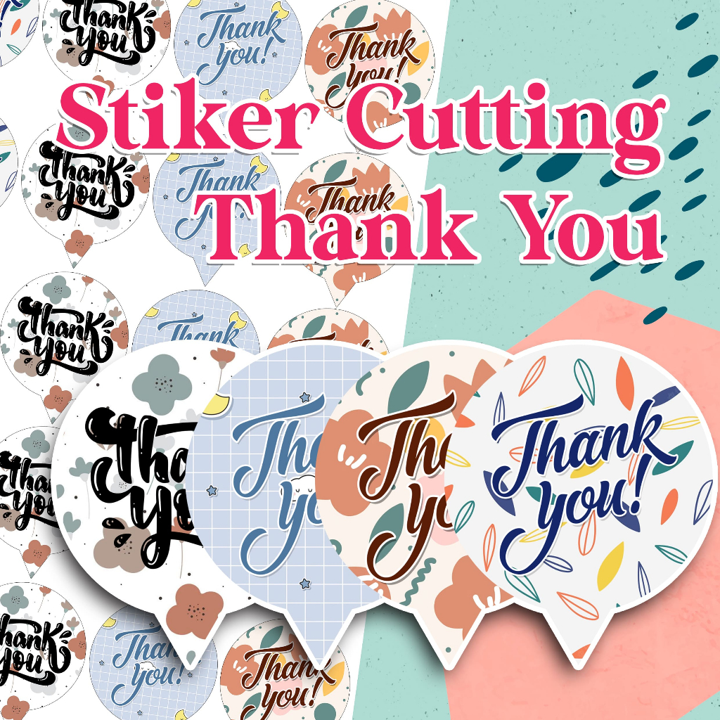 

STICKER THANK YOU VERSI MOTIF