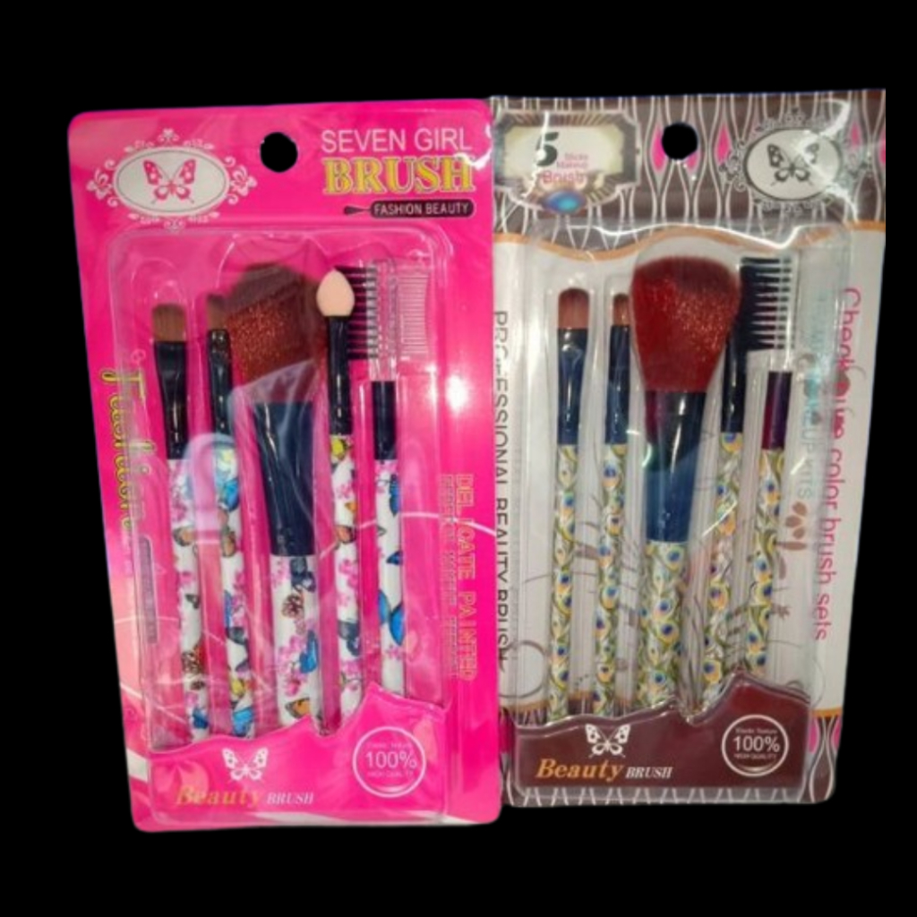 KUAS MAKE UP SET BLUSH 5IN1/Kuas Blush On / Kuas Eyeshadow