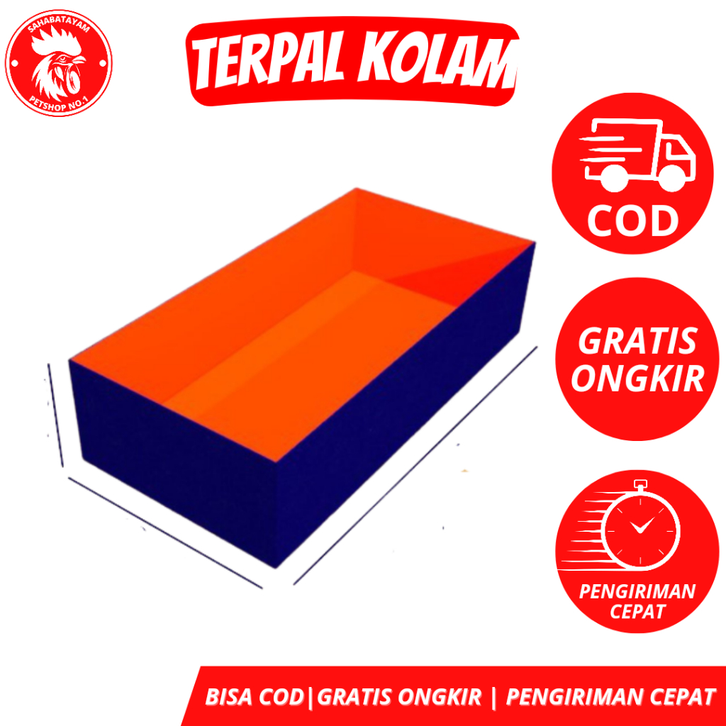 BISA COD TERPAL KOLAM / TERPAL KOLAM IKAN / TERPAL KOLAM IKAN TEBAL / TERPAL KOLAM LELE / TERPAL LEL