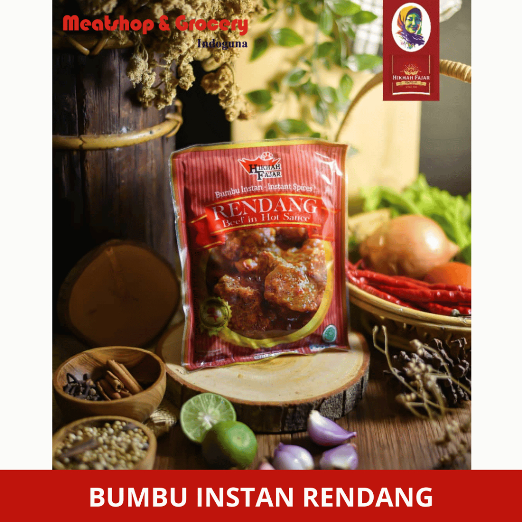 

Bumbu Rendang Instan | Bumbu Hikmah Fajar | Untuk masakan 1 Kg