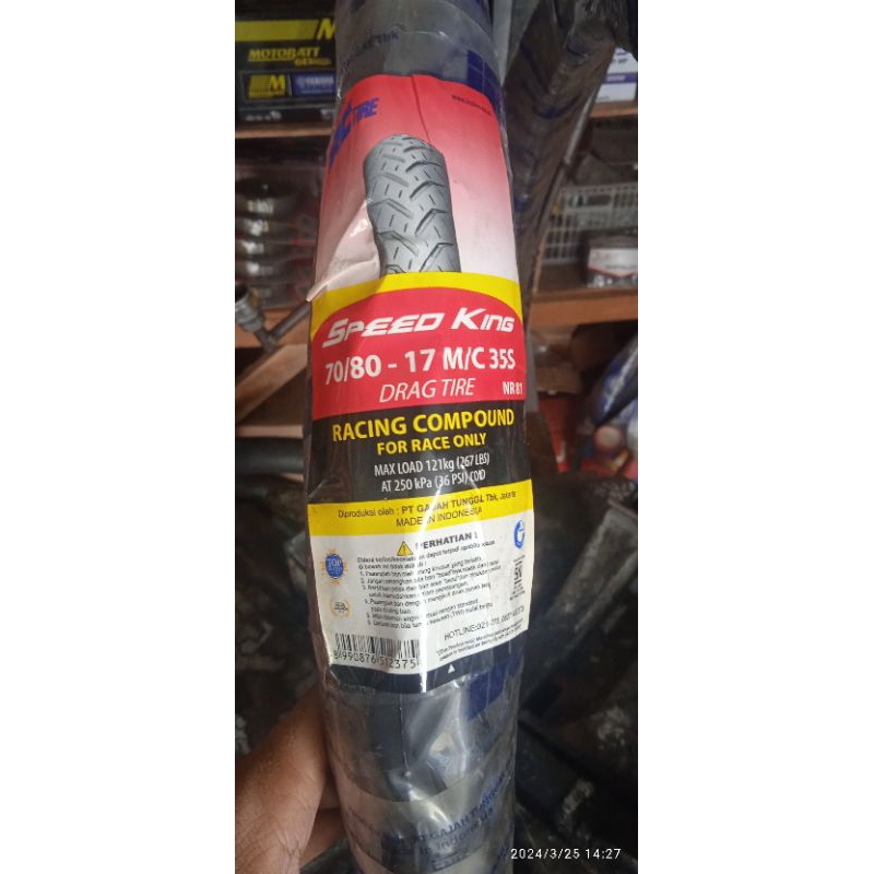 Ban Irc SPEED KING DRAG RING 17 70/80 CUCI GUDANG MURAH