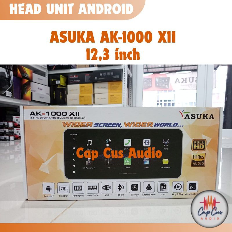 HEADUNIT ANDROID ASUKA AK-1000 XII AK 1000 12INCH