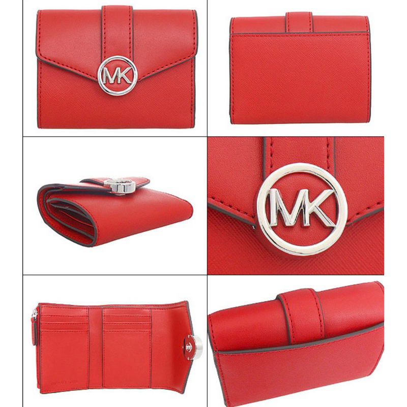 Dompet MK Carmen/ Dompet MK/ Dompet Merah/ Dompet wanita/Dompet kekinia/mk/michael kors