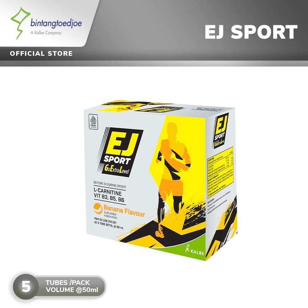 Extra Joss EJ Sport Energy Gel Suplemen 50ml isi 5Tube