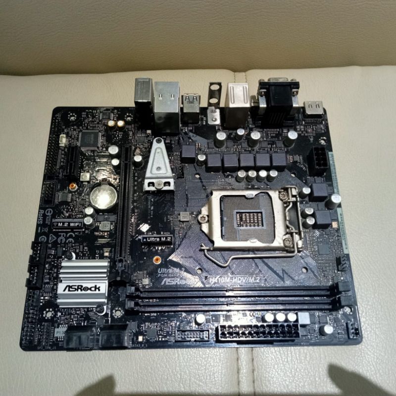 PAKET MOBO ASROCK H410 + PROC G6400