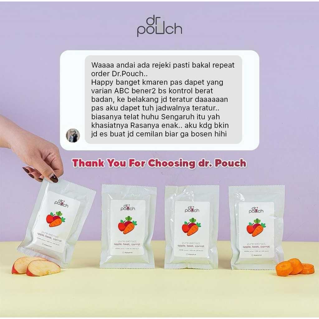 

RB DrPouch Korean Premium ABC Extract (Apple, Beet, Carrot) - Isi 10 Sachet