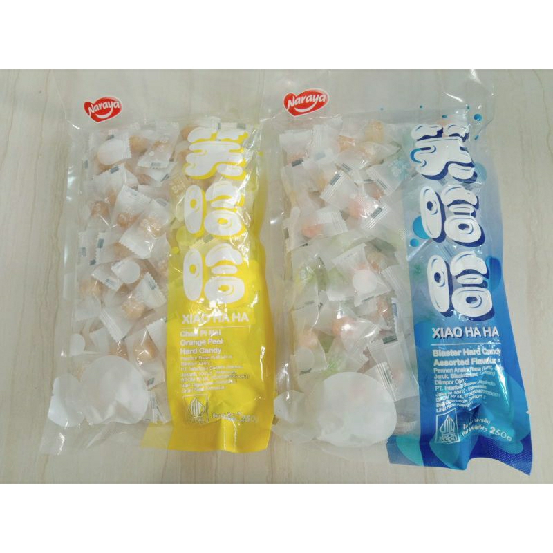 

Naraya Xiaohaha blaster hard candy assorted/ chen pi mei orange peel hard candy 250g