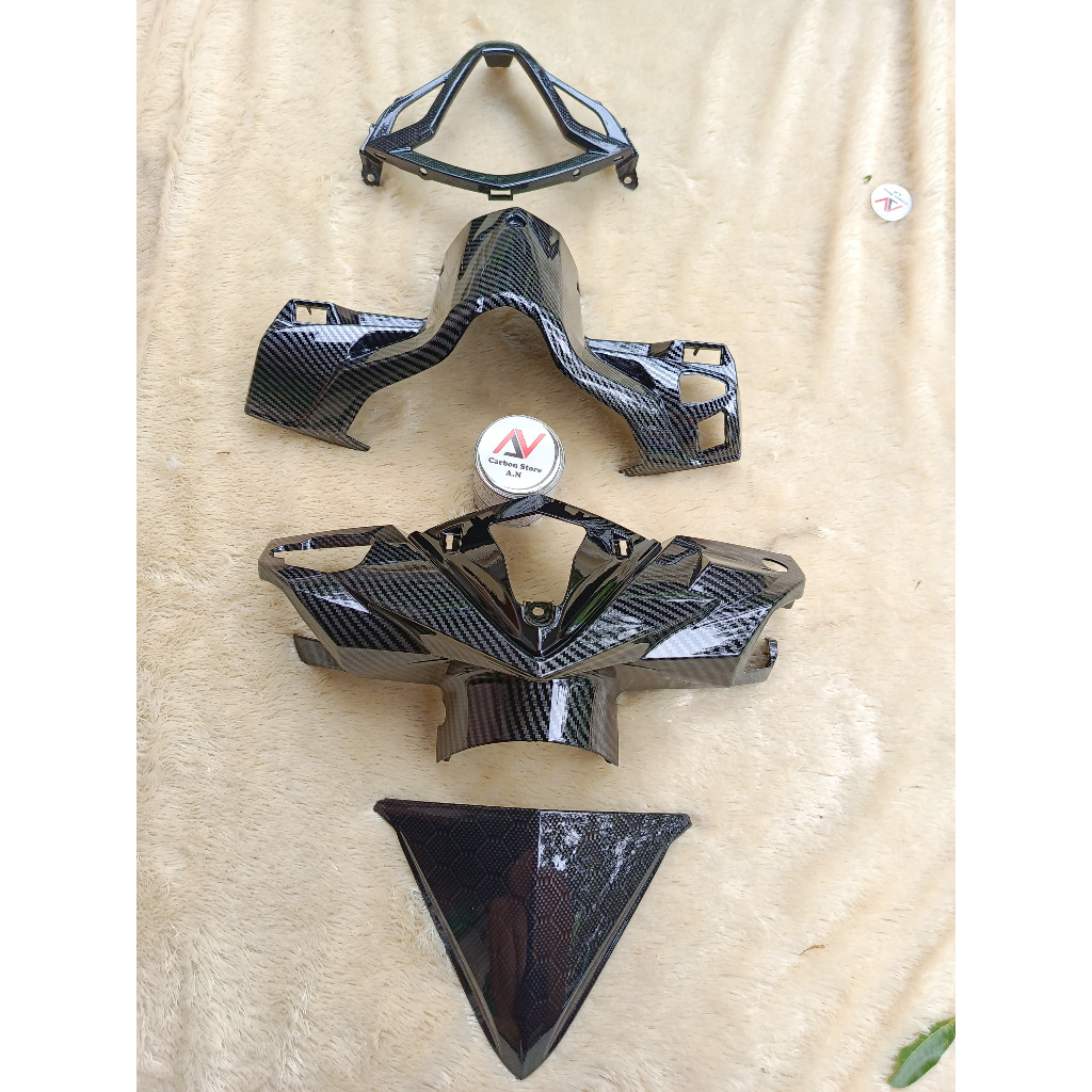 Paketan Batok Depan + Batok Belakang + Visor + List Speedometer Vario 125 PGM FI Lama Old KZR Full K