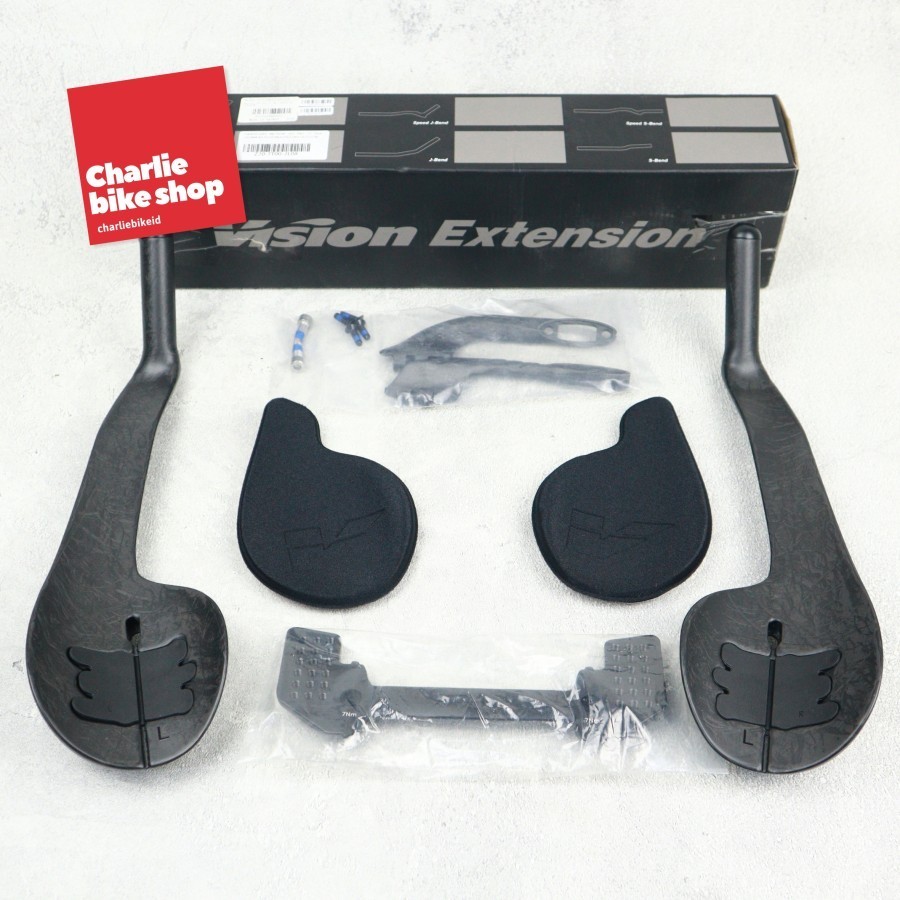 Handlebar Triathlon VISION METRON TFE Pro TT Bar Extensions Carbon