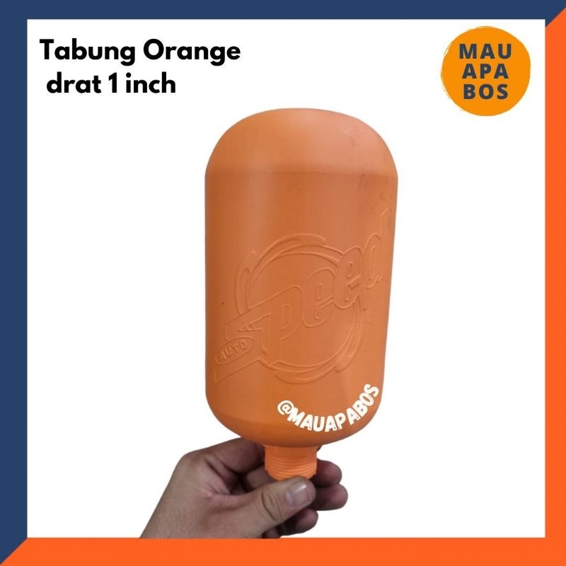 Tabung PVC Plastik Orange / Tabung Pompa untuk pompa air Non Auto
