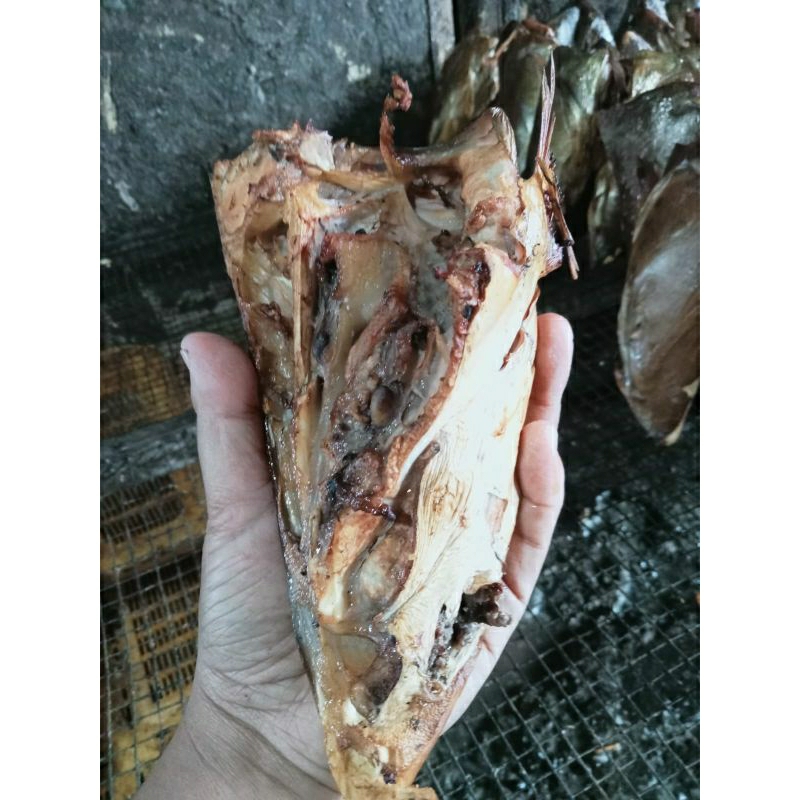 

kepala manyung asap asli has juwana 1kg isi 2/3 kepala manyung panggang