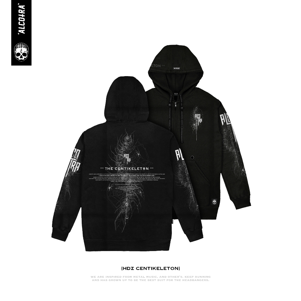 HDZ CENTIKELETON // HOODIE ZIPPER CENTIKELETON // HOODIE ZIPPER ALCOTRA